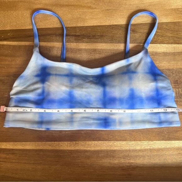 Athleta Blue Tie Dye Scoop Neck Bikini Top - Picture 10 of 10